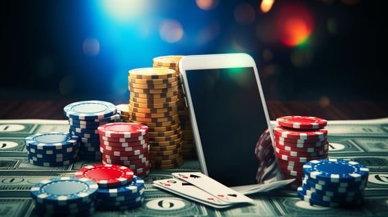 cassino slots section showing multiple online slot game categories on mobile